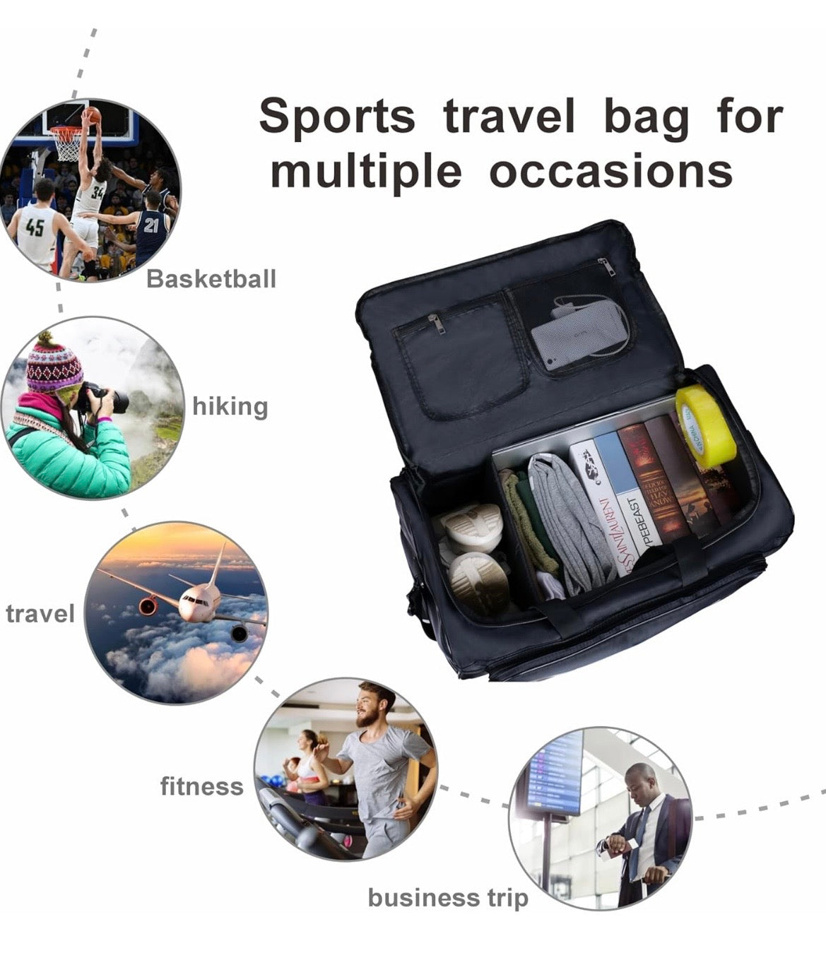 SNKR Sneaker Duffel Travel Bag