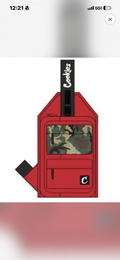 Cookies Sf Red Camouflage Men's Shoulder Bag Zip Closure Outer Pockets