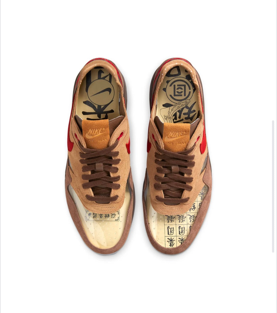 NikeNike x CLOT Air Max 1 'Kiss Of Death CHA' size 5.5,8 men